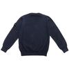 Stone Island Sweater Solid Color Crew Neck Pullover Long Sleeve Kids sweaters Blue 7816501A4-V0020