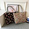 Neue Canvas-Tasche Xinmatai Retro-Damen-Tasche bedruckte Handtasche Tote große Tasche literarische Schulter-Einkaufstasche