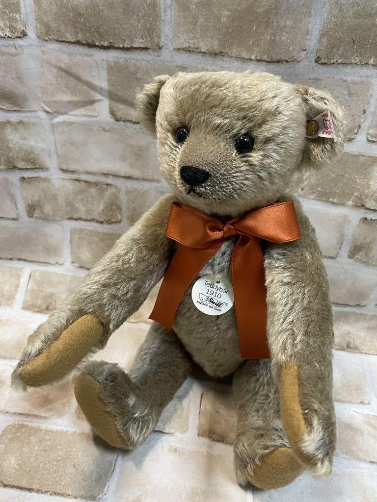 [USED] Steiff 1910 Teddy Bear Replica, Limited To 50 In Japan, Wooden Box