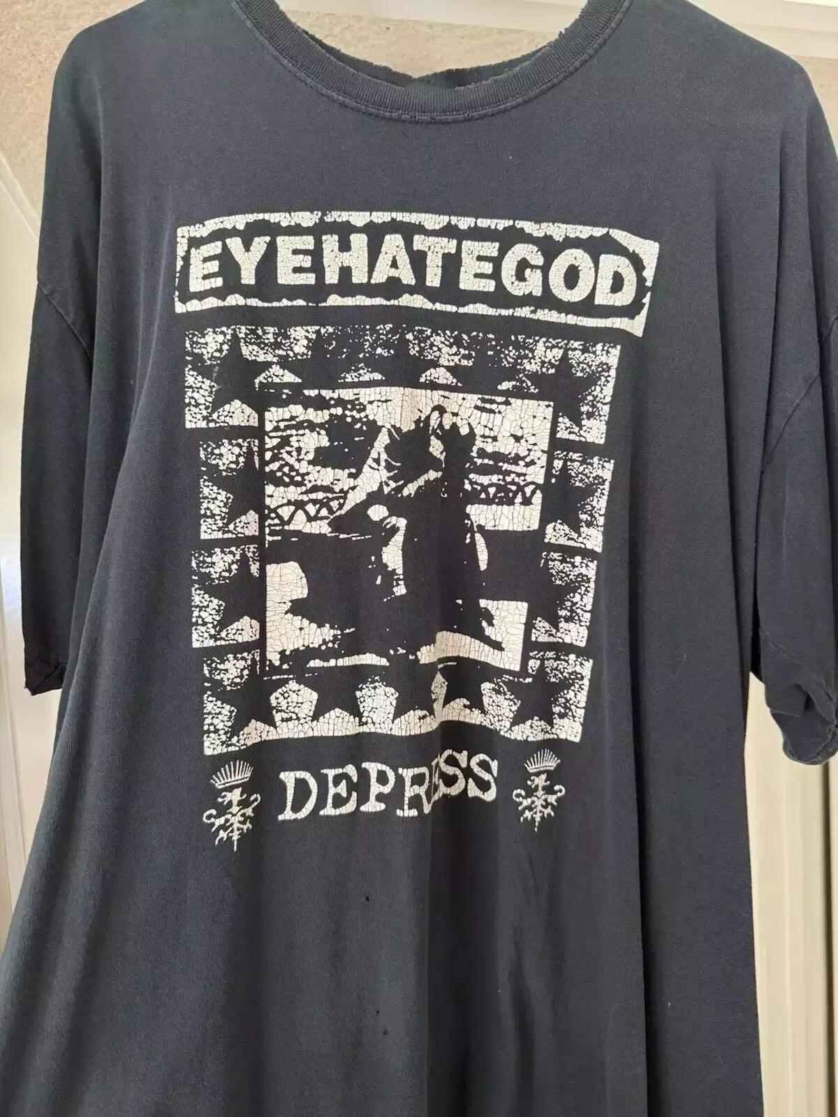 

Eyehategod Band Depress Tour T Shirt Full Size Graphic Short Sleeve Shirt Unisex Unisex Women Summer 4XL