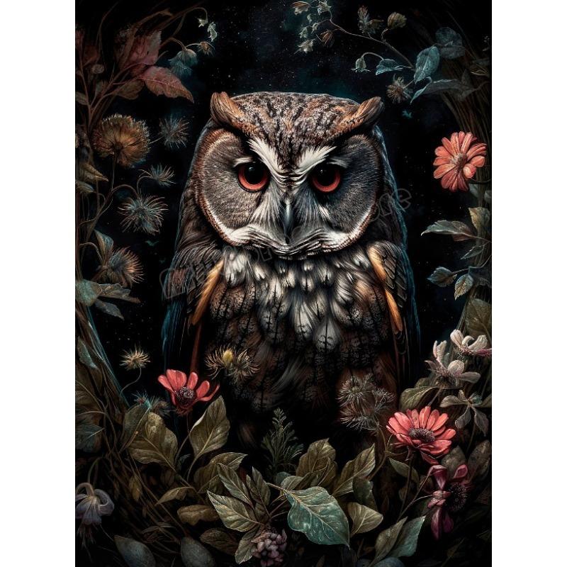 Vintage Dark Academia Floral Woodland Butterfly Bee Rabbit Botanical Animals Poster Canvas Painting Wall Art Pictures Home Decor