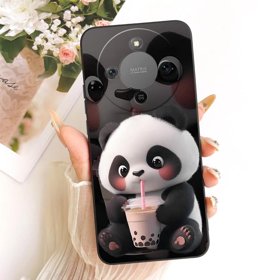 For Honor X9d Case Magic8 Lite Cute Fashion Cartoon Cover Soft TPU Phone Case For Honor Magic 8 Lite X 70 HonorX9d HonorX70 Bags