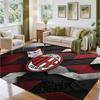 AC Milan Design Crystal Velvet Rug Soft Decorative Mat for Bedroom Entrance