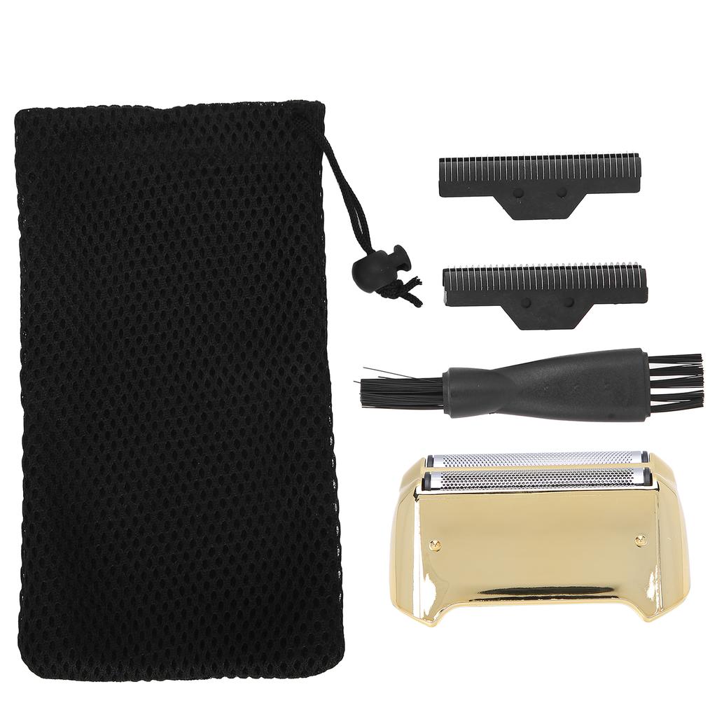 Rechargeable Electric Reciprocating Shaver Portable Men Beard Trimmer Shaver Machine (Gold)