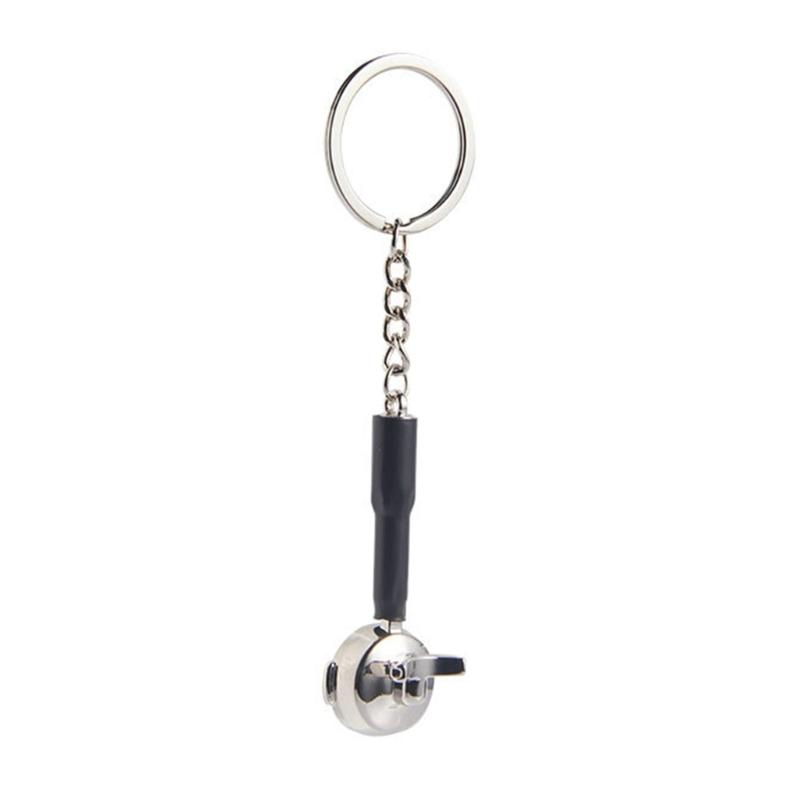 Stylish Coffee Themed Keychain Miniature Espresso Tool Keychain Authentic Coffee Accessories Charm for Fashion Lovers