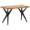 Day and Night - Day and Night Solid Acacia Wood Dining Table 120x60x76 Cm