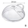 Microwave Splash Cover Heat Resistant Lid Transparent Food Guard Shield Steam Cover Food Heat Kitchen Microwave Accessories