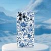 Blue White Porcelain Pattern Phone Case For iPhone 16,15,14,13,12,11,17 Pro,Max,Plus,X,XS,XR,SE,Mini Transparent Soft Cover
