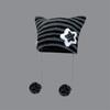 Wool Star Knitted Beanie Hat Striped Cat Ear Hat Fashion Pullover Hat  Autumn