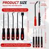 11 Pcs Pick and Hook Set with Ergonomic Comfort Handle Enduring Hook and Retrieve Tool Rust Resistance Clasp and Pick Tool Set