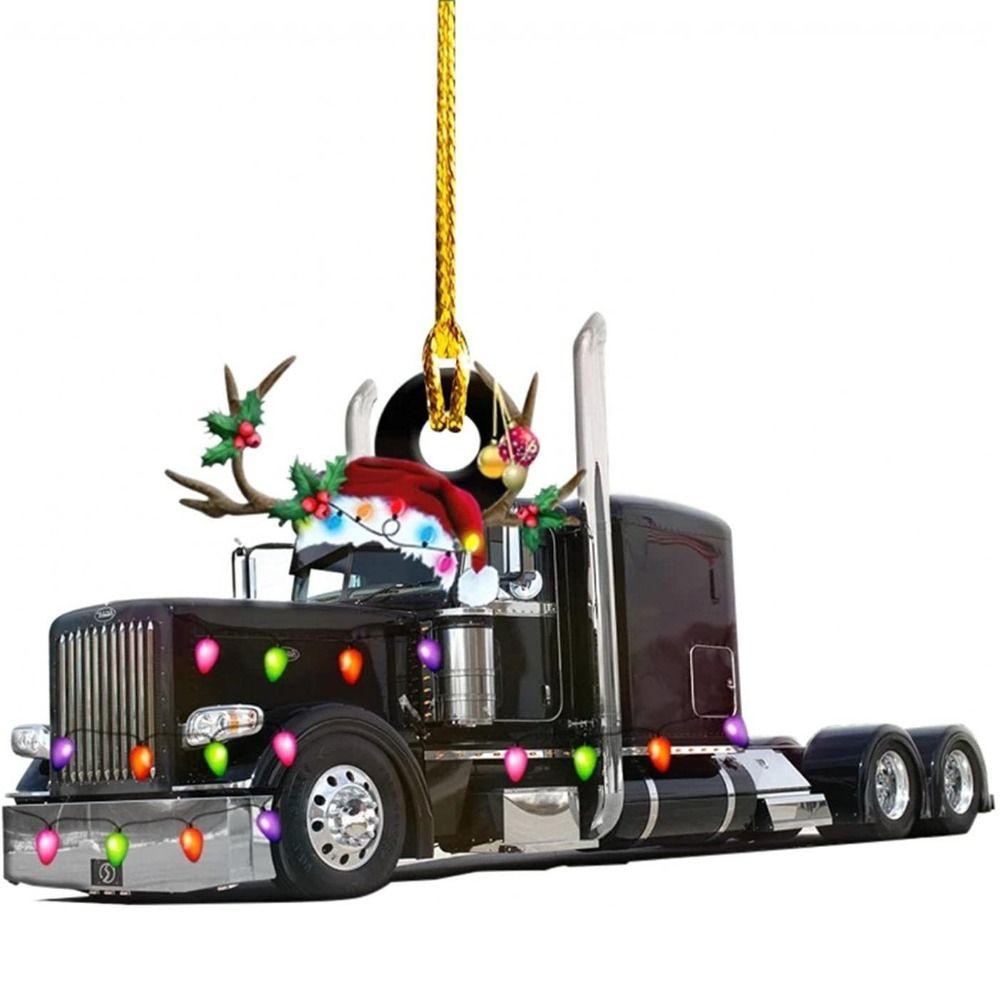 Engineering Cars Cars Hanging Pendants Handmade Engineering Cars Ornaments  Christmas