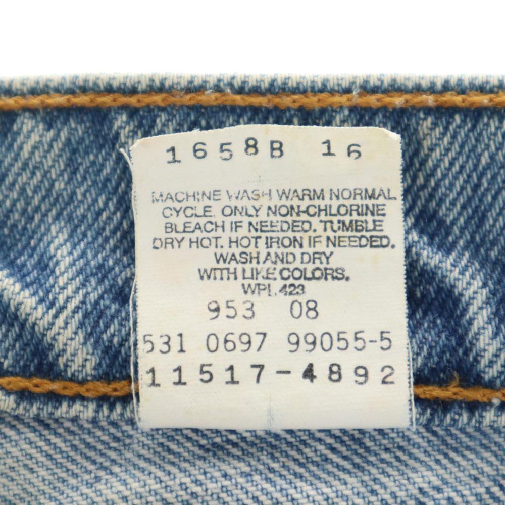 Levi's 90s 517-4892 Made In USA Old Boot Cut Denim Pants L Blue Jeans Men's Used