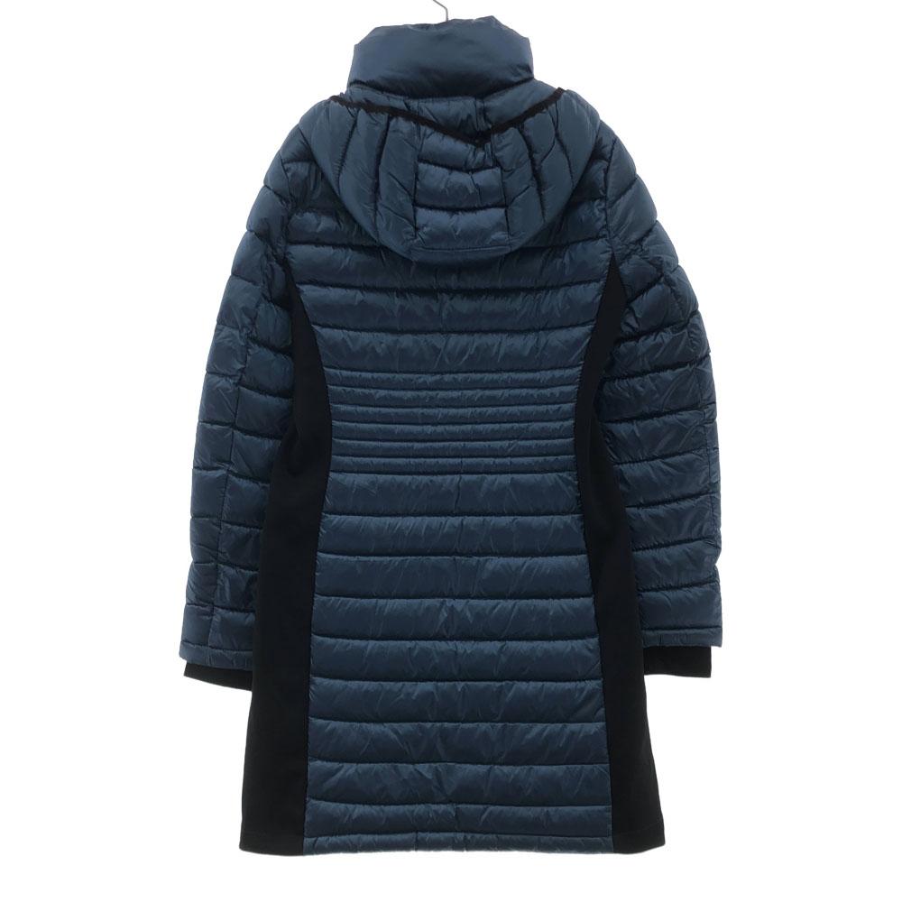 Calvin klein Hooded Batting coat S Blue x black Women Used