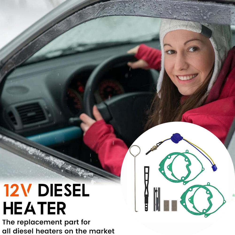 12V Diesel Heaters Of 2kW/5kW/8kW Universal Replacement Part Diesel Heater Glow Plug Maintenance Kit Car Parking Heating Kit