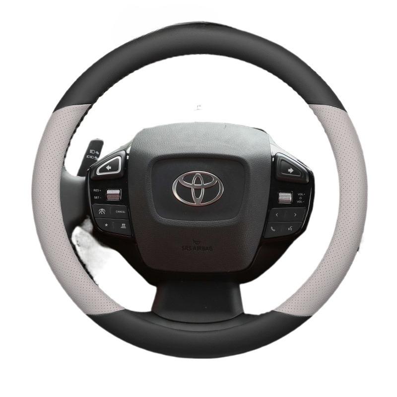 Leather Car Steering Wheel Cover for Toyota Bz4x BZ5 2024 2025 2026 Accessories