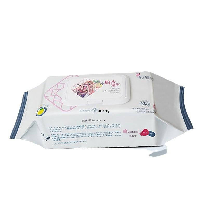 Flower Town Large Kitchen Degreasing Wipes - Thick, No-Wash, Powerful Cleaning for Home and Restaurant