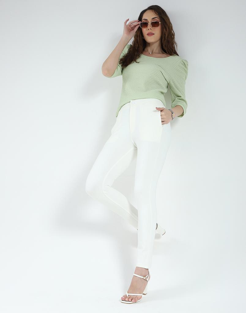 MONTE CARLO Women's Solid Regular Fit Jegging