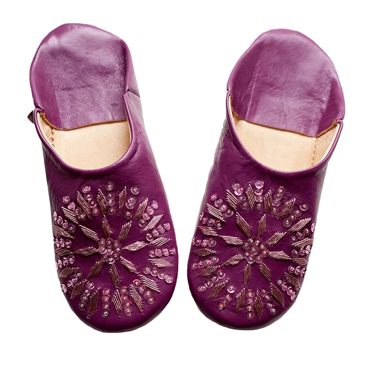 

Пайеточные бабуши Далия [дорогая Марокко] (LL) (26 см)