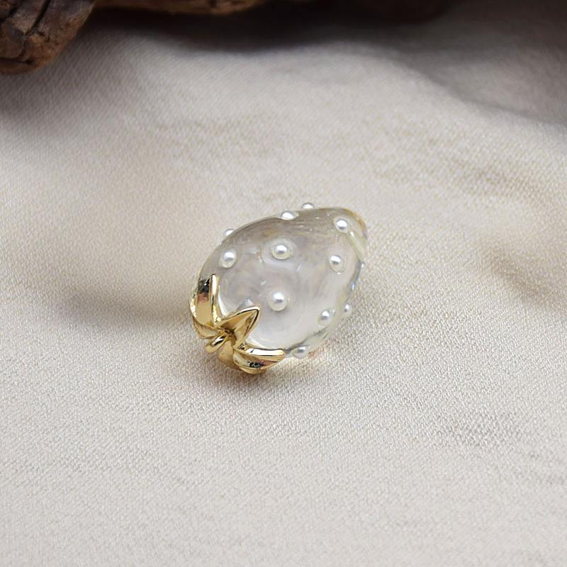 Strawberry Resin Charms for DIY Projects Add a Touch of Elegance to Earrings and Accessories A2