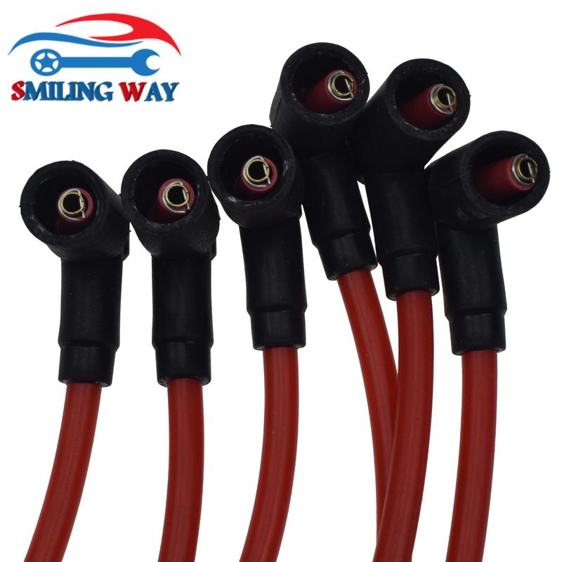 Zündkerzenkabel Satz 6 Stück Für Ford Galaxy & VW Corrado Golf III Passat Sharan Vento 2.8 2.9 VR6 021905409