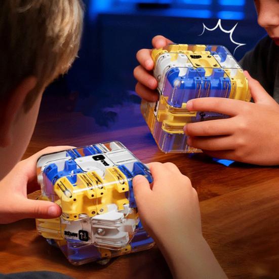 1/2 Stück 3D Puzzle Labyrinth Würfel Denkspiel Rollende Kugel Labyrinth Würfel Stressabbau Logisches Denken Training Pädagogisches Perlen Labyrinth Würfel Spielzeug