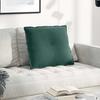 Back Cushion Dark Green 60 x 50 cm Cord Fabric