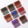 Retro Tin Box DIY Ink Pad for Rubber Stamps - Creative Stationery Tool