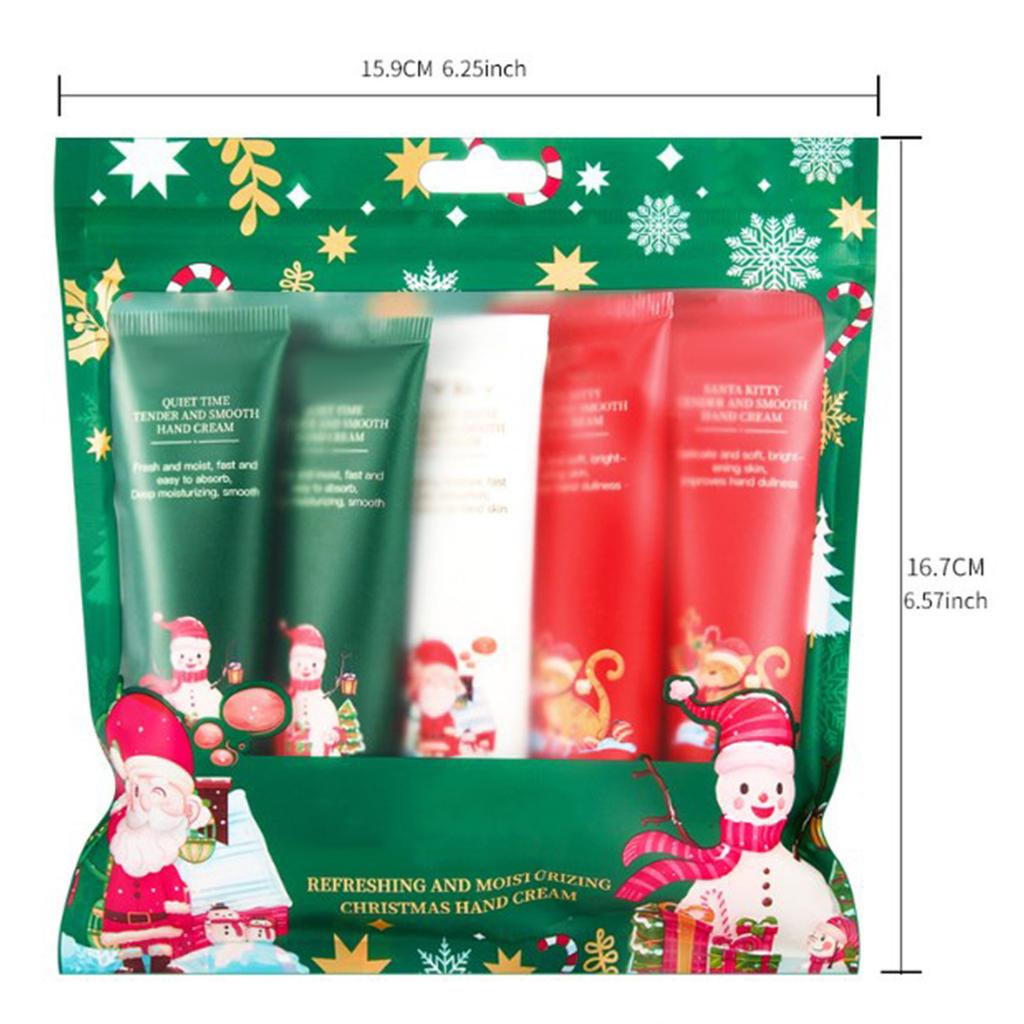 Winter Hand Care Gift Set - Travel Size Moisturizing Hand Cream & Lotion for Dryness, Christmas Present