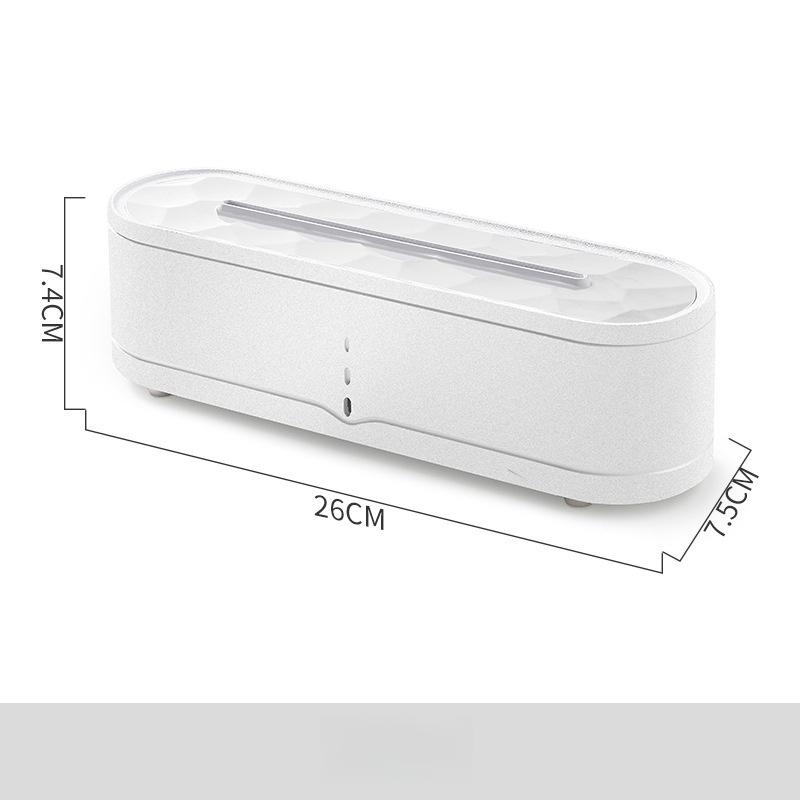 New Creative Simulation Flame Household Aromatherapy Machine 2 Gears Humidification Remote Control Timing Fragrance Machine белый