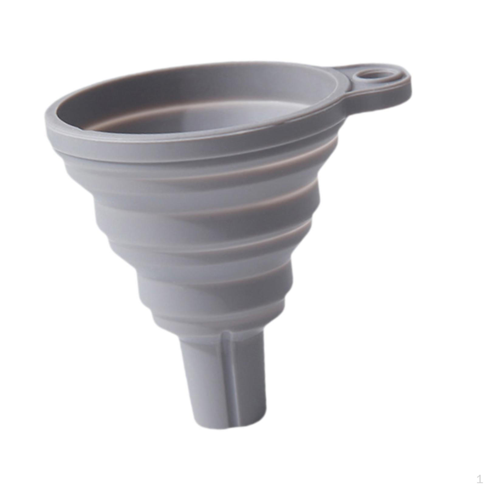 

Складная силиконовая воронка для пищевых продуктов, маленькая для наполнения бутылок принадлежностями для приготовления пищи