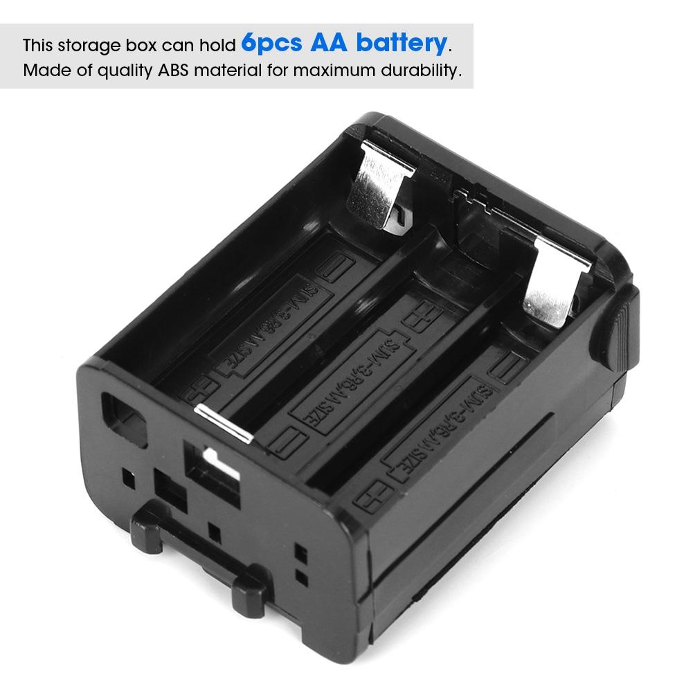 BT 8 6 x AA Battery Storage Case Organizer Fit for Kenwood TH 28 TH 48 TH78A Radio