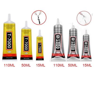 Universal T-7000 B-7000 Adhesive Glue Mount Display Screen Phone Repair Adhesive 15ml 50ml 110ml Black Clear Transparent Strong