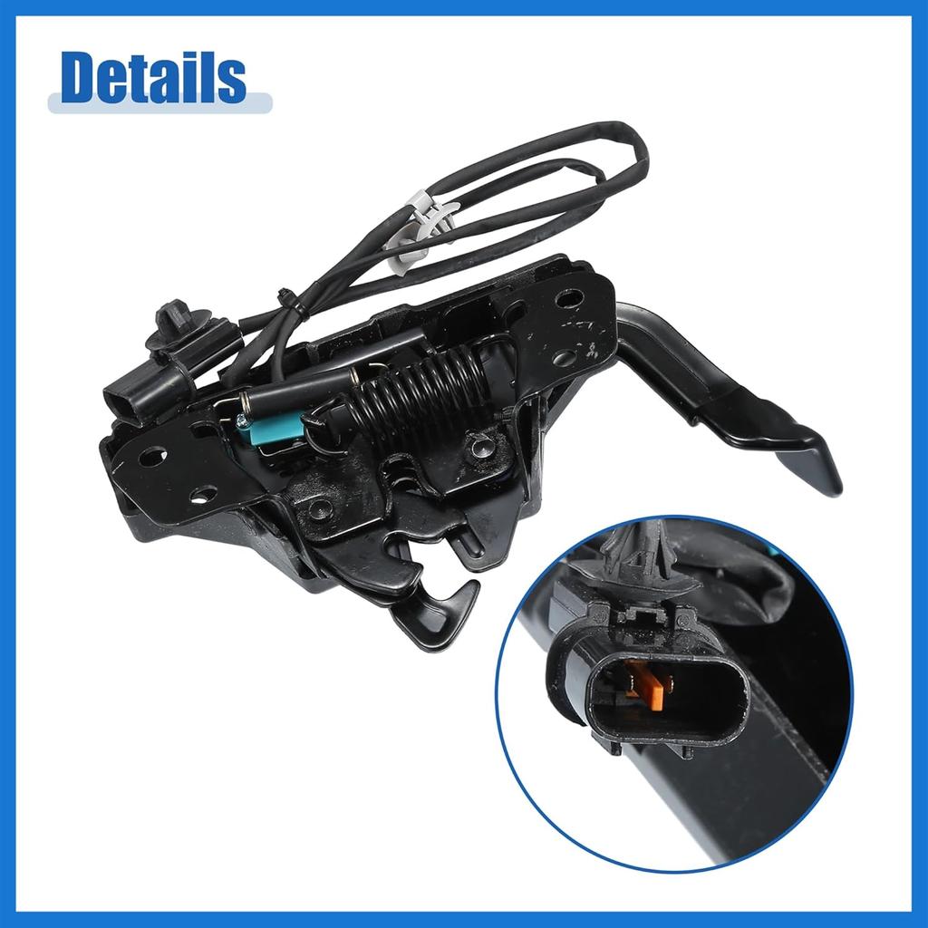 Car Hood Latch Front Hood Latch Assembly Fit for Kia Optima 2016-2020 No.81130D5010 - Pack of 1 Auto Accessories