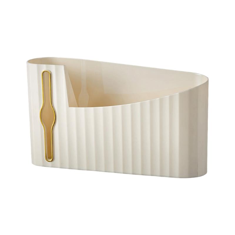 Multipurpose Plastic Bag Storage Box Large Capacity Wall Mounted Trash Bag Holder Dispenser For Daily Use
