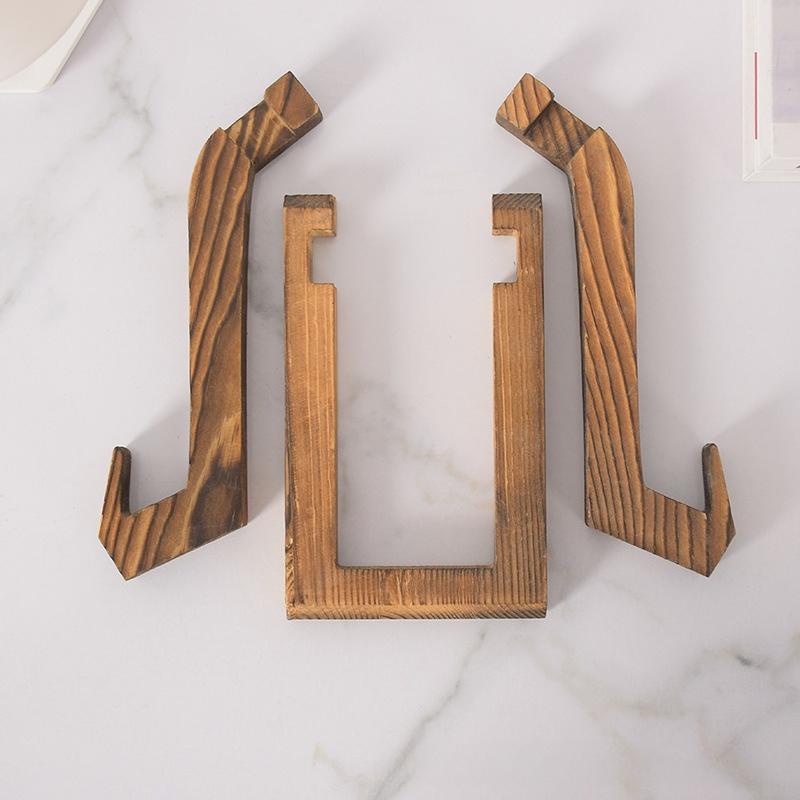 1 pièce Support de recette de cuisine Présentoir de menu Support en bois Support de téléphone Salle à manger et cuisine de la maison