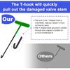 Richcat 51025 Quick Tire Valve Change Tool For Cars,Tire Valve Stem Core Quickly Replacement Tool Kit,Perfect Tool For Replacing Leaky Valves In