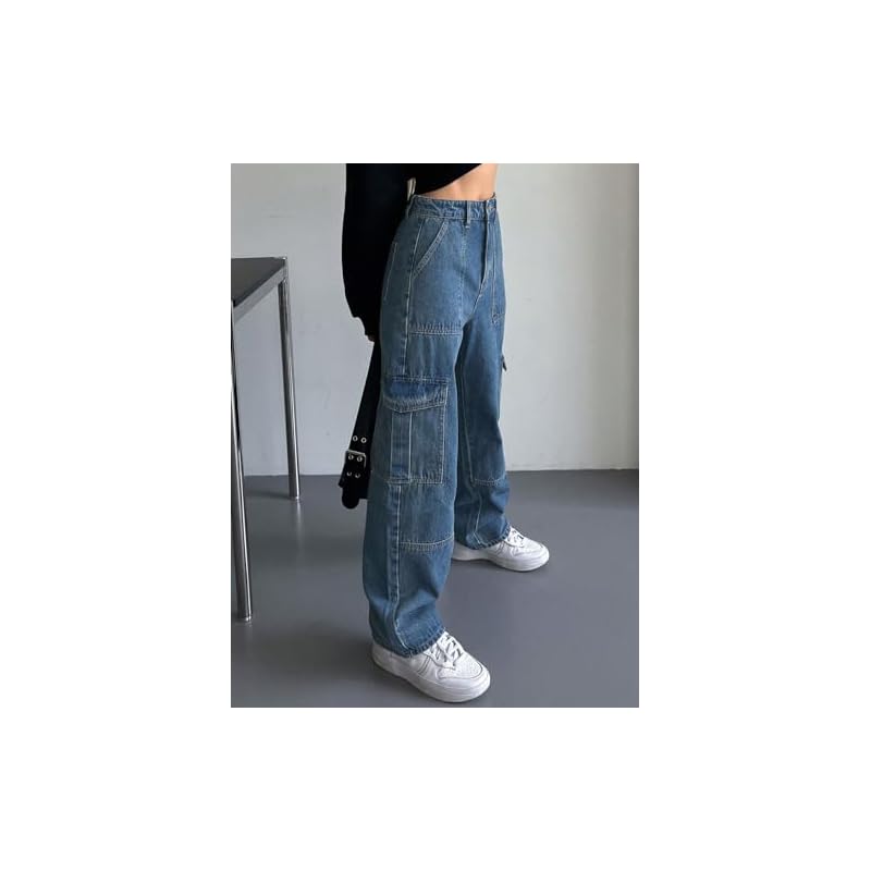 GRECIILOOKS Women Cotton Blend Casual Regular Fit Jeans (Sky Blue, 34) 26
