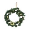 Green Garlands Christmas Wreath Artificial Pinecone Front Door Wreath for Indoor Outdoor Holiday Party Decoration