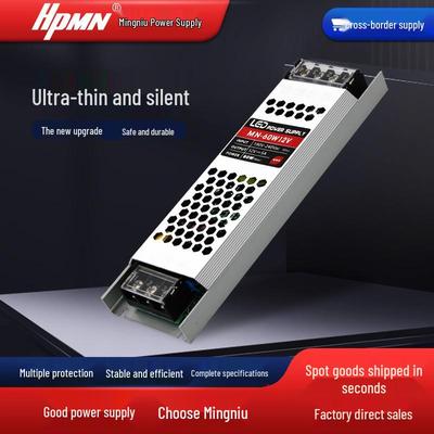 Ultra tenký napájecí zdroj 12V DC na 24V pro LED pásky