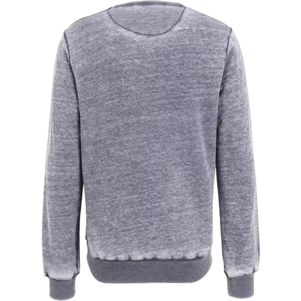 Woodstock Mens Peace - Love - Music Crew Neck Regular Sweatshirt