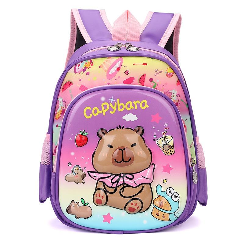 Kapibara children's schoolbag cute cute kindergarten schoolbag boys and girls backpack can do big goods