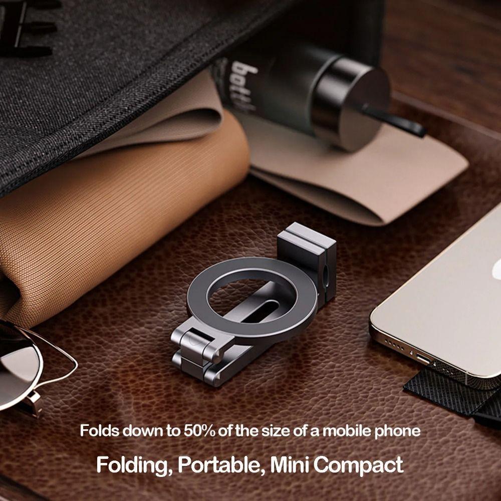 Adjustable Gripping Phone Holders 360° Rotation Hook Mount Stands New Magnetic Phone Holder