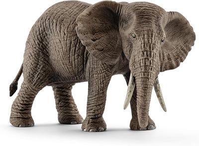 Schleich Wildlife African Elephant Ages Realistic Animal Toy 14761N (Female) Figurine, 3+,