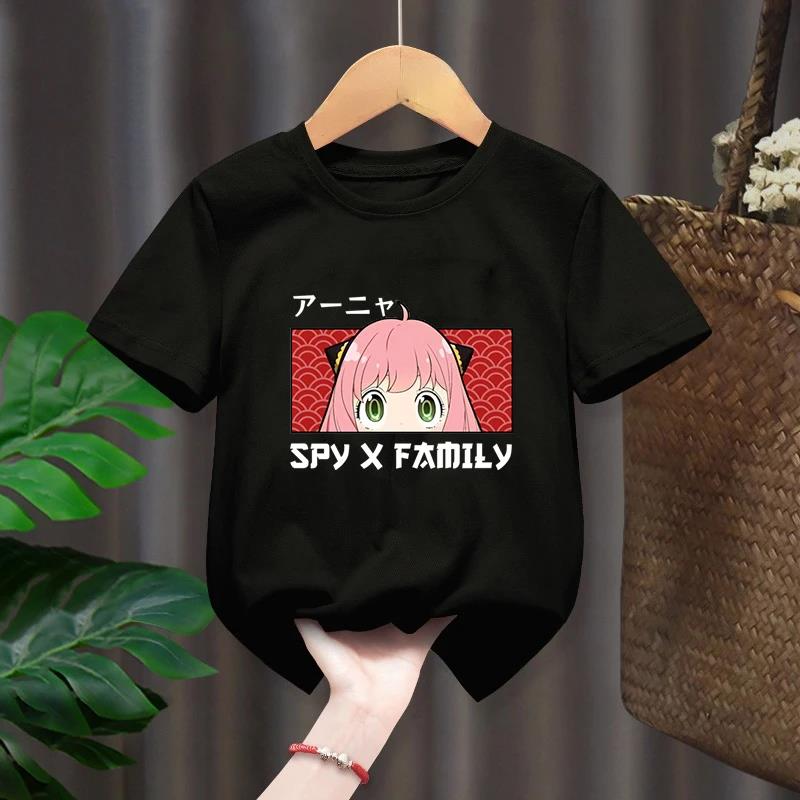Spy X Family Kreslené Grafické Tričko Japonské Anime Harajuku Tričko Módní Ležérní Krátký Rukáv Nadměrné Tričko Unisex