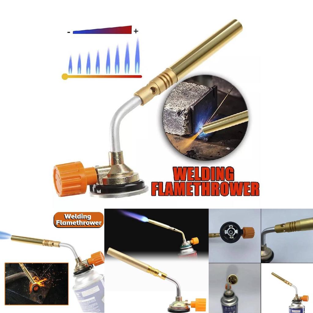 Handheld Butane Torch Gun Safe Wind-resistant Metal And Plastic Baking Tool
