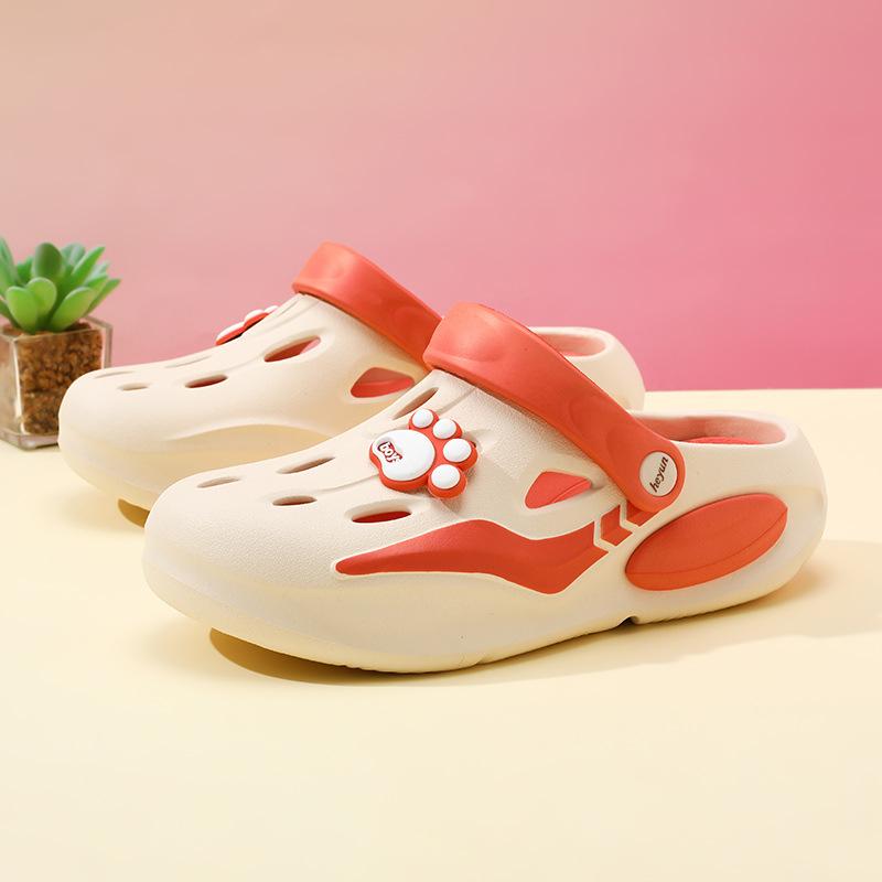 Fashion 2025 Summer Sandals For Women Platform Shoes Thick Sole Cute DIY Paw Girls Street Beach Slippers Soft EVA Female Fashion Slides