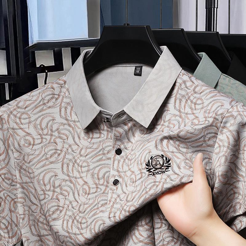2025 Trendy Summer Polo Shirt: Lightweight, Soft, Handsome Casual Lapel Style for Men