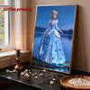 Disney Cinderella Pearl Engraving Painting A Handmade Pearl Embroidery Artwork for Christmas Featuring Both Gift and Home Decoration Design Functions