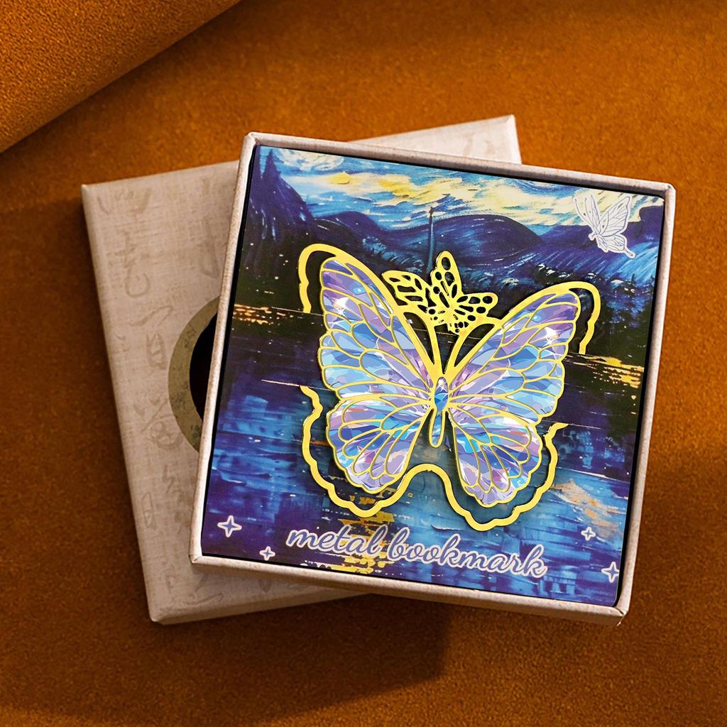 Vintage Butterfly Metal Bookmark: Creative and Elegant Back-to-School Souvenir