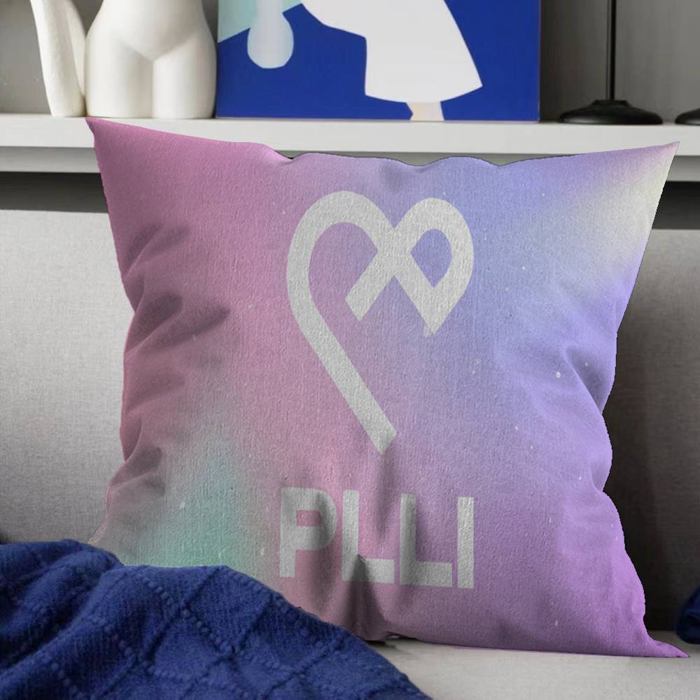 KPOP PLAVE Mode Kissenbezug Auto Wurfkissenbezug für Sofa Auto Weihnachtsgeschenk xcm xcm